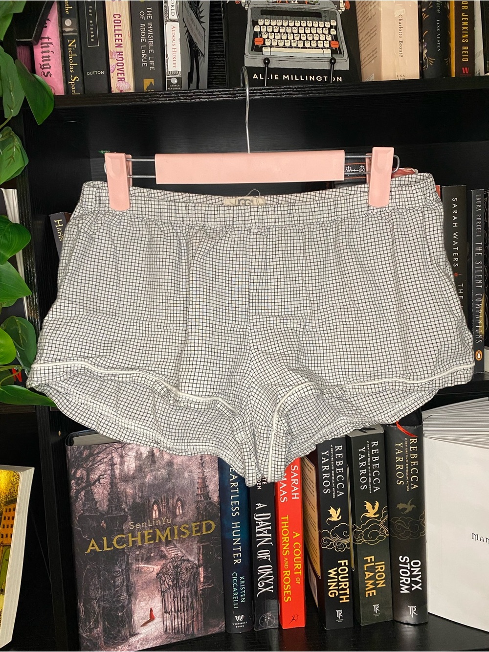 Super Cute Soft UGG Black & White Gingham Ultra Mini Lounge Pajama Sleep Shorts